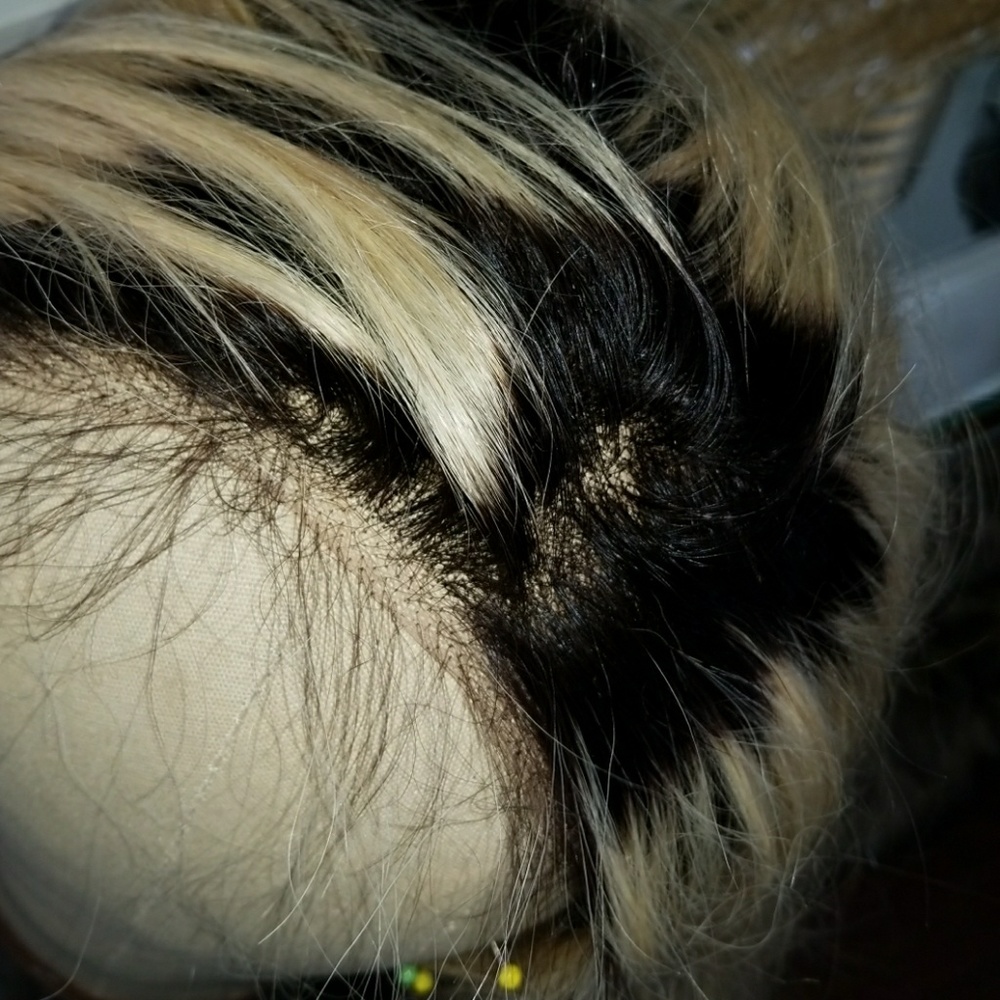SOLD/ 100% human hair full lace rooted wig - Picture 3 of 8